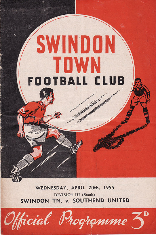 <b>Wednesday, April 20, 1955</b><br />vs. Southend United (Home)